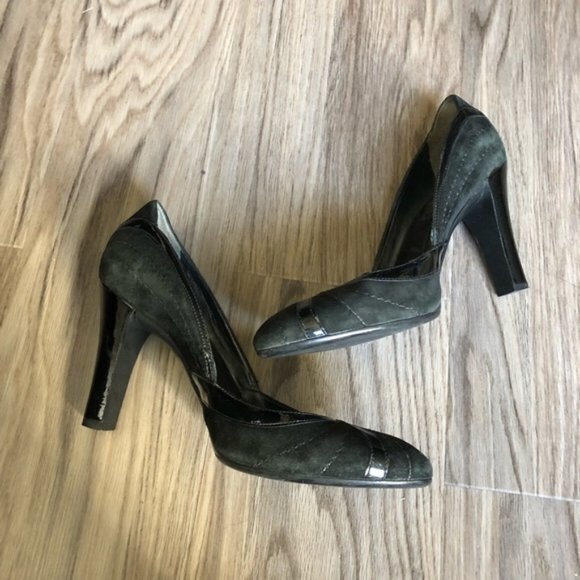 Cole Haan suede‎ leather 3” heel pumps - Picture 2 of 6